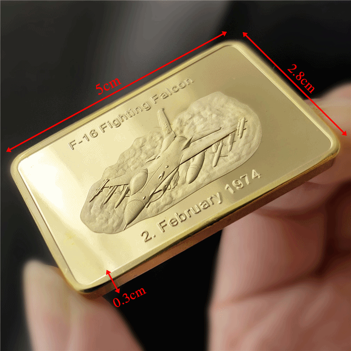 Medal Hình Máy Bay F16 Không Lực Mỹ - SP005210